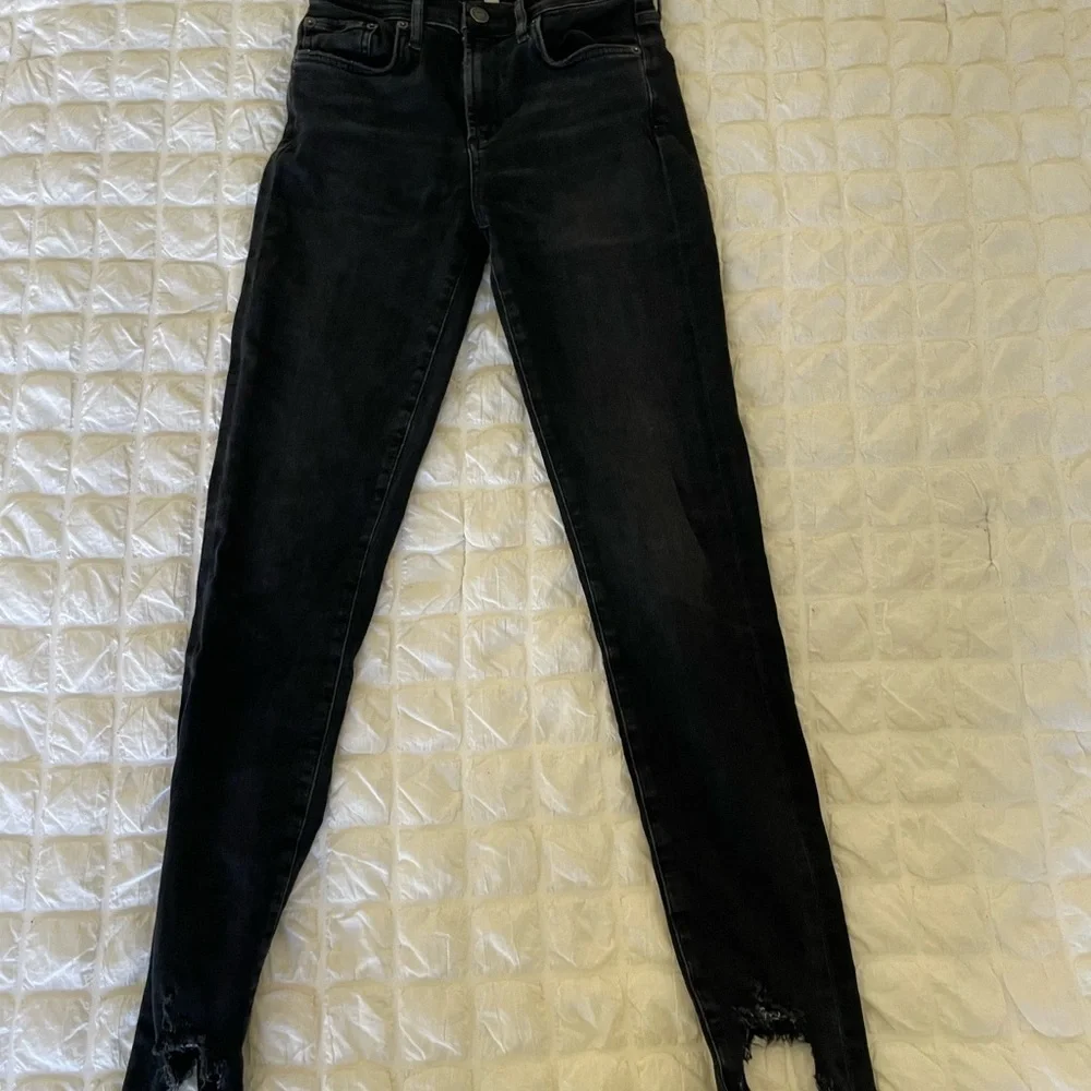 Agolde Sophie black skinny denim